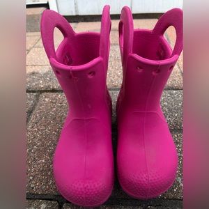 Toddler crocs rain boots